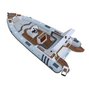 Centre Console 22ft RIB 700 Deep V Double Fiberglass Rigid Hull PVC/Hypalon Inflatable Boats