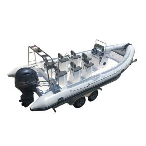 7m Rib Semi Rigide Bateau Bote Inflavel Para Pesca passenger Boat with Table